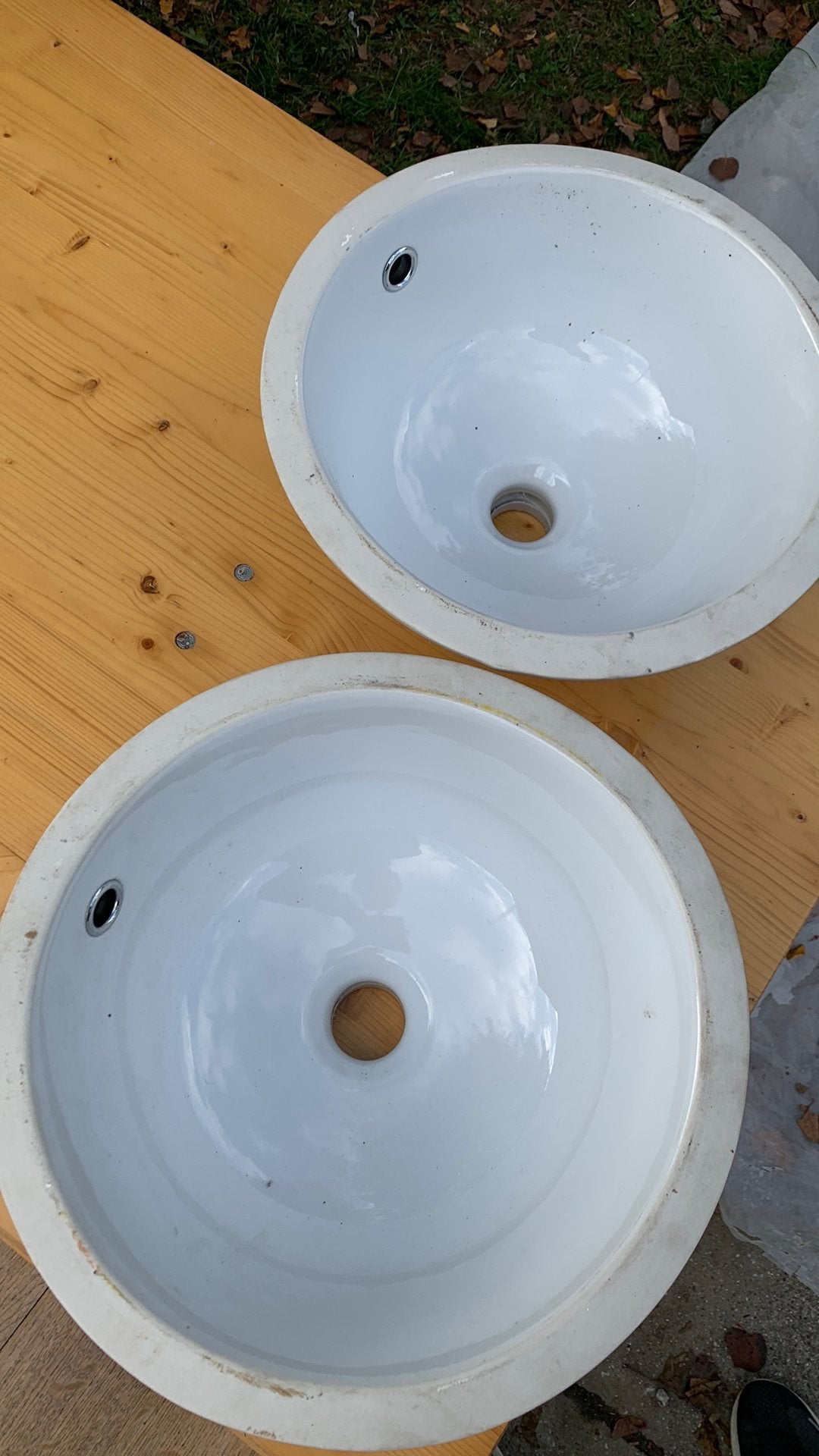 Waskommen 2 stuks, Ophalen, Zo goed als nieuw