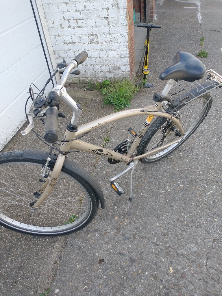 Vintage mountain / City bike merk GROOVE, Fietsen en Brommers, Gebruikt, Velgrem, Geen vering, Ophalen
