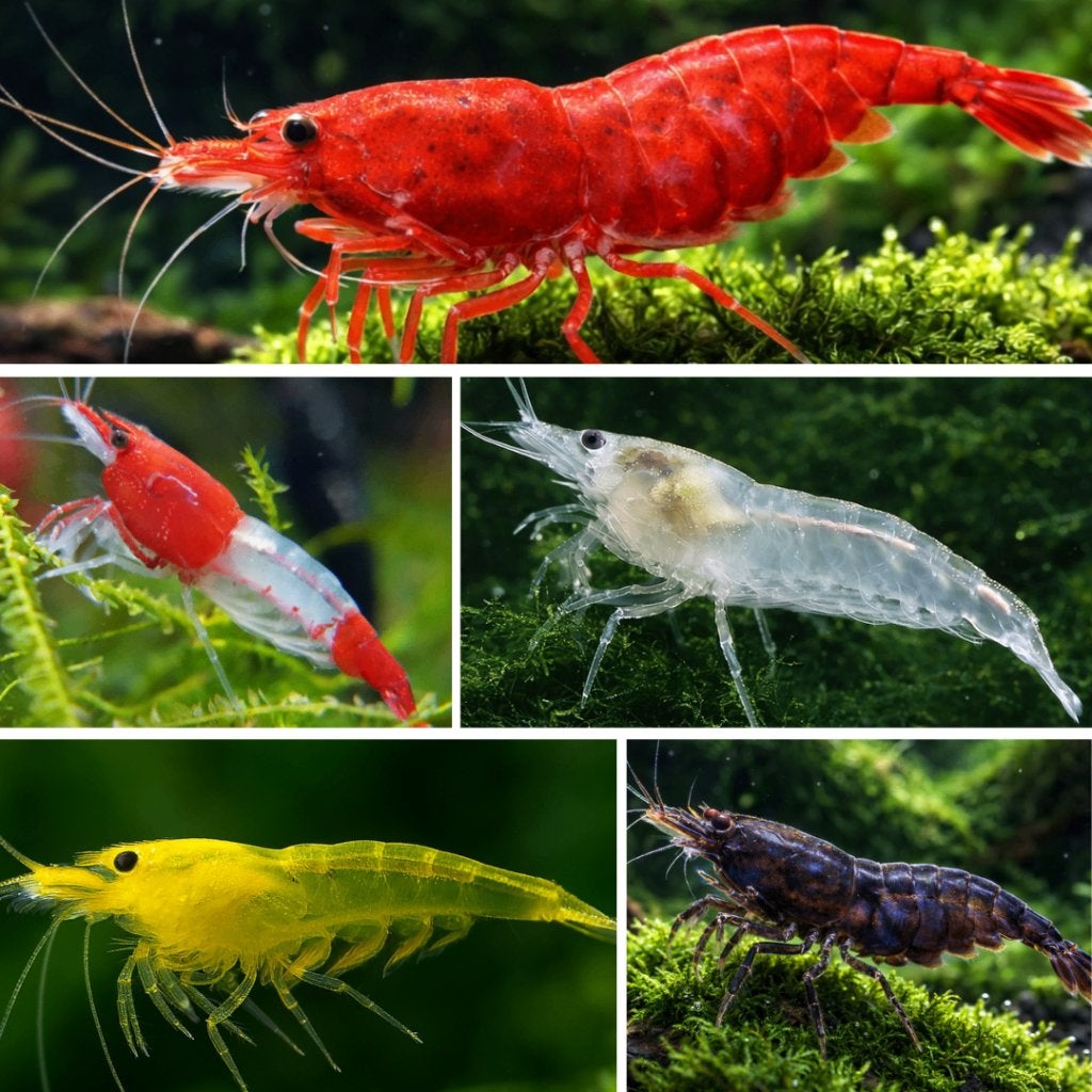 Neocaridina Mix Crevettes de différentes couleurs, Homard, Crabe ou Crevette, Poisson d'eau douce