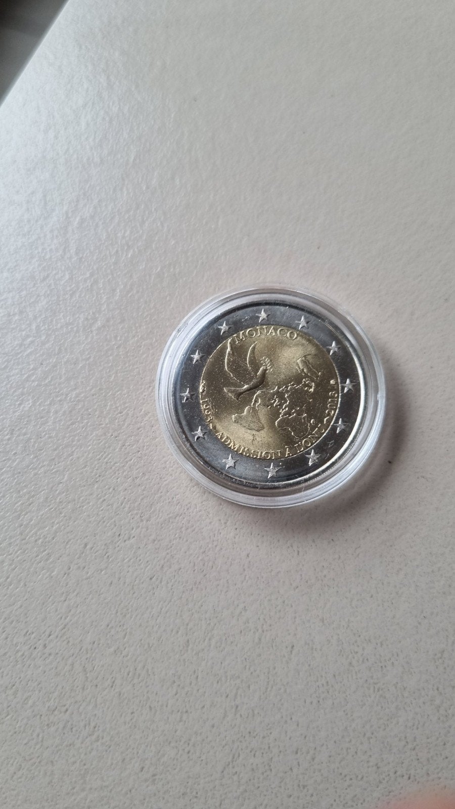 MONACO, Postzegels en Munten, Ophalen of Verzenden, Monaco, 2 euro, Losse munt