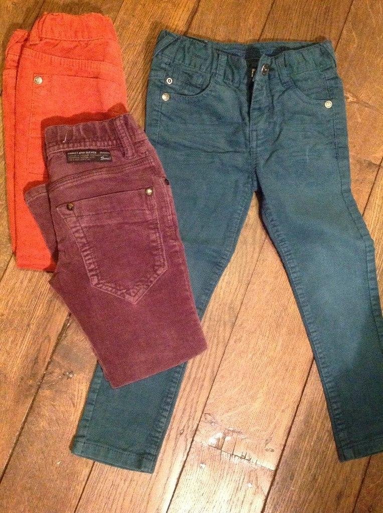 Pantalon en velours 3 ans (lot de 3), Garçon ou Fille, Enlèvement, Utilisé, Pantalon