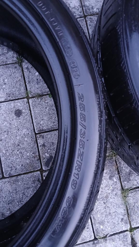 2x zomerbanden Nexen N Fera 255/35 ZR19 96W SU4, Gebruikt, Band(en), Personenwagen, Zomerbanden