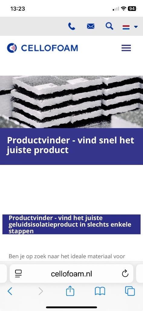 cellofoam F700 pro geluidsisolatie 3-lagig, Doe-het-zelf en Bouw, Minder dan 4 cm, Overige materialen, Nieuw, Ophalen of Verzenden