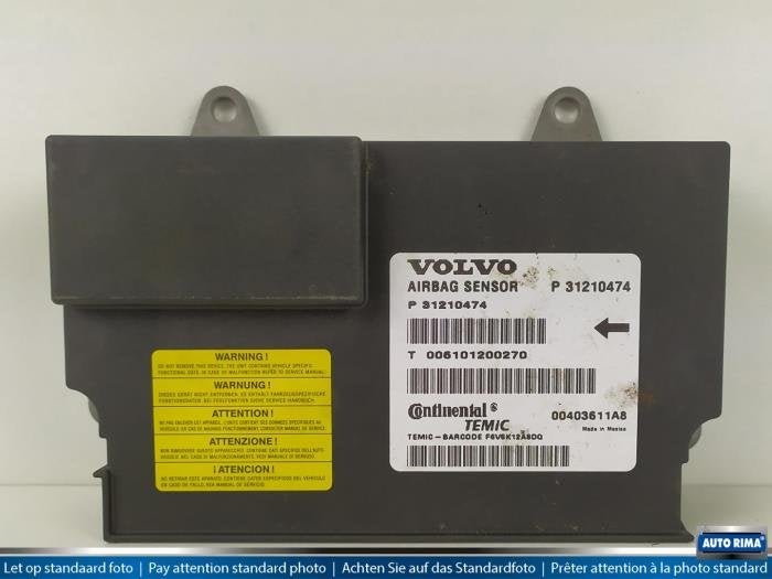 Module airbag d'un Volvo S80, -, 3 mois de garantie, Utilisé, -