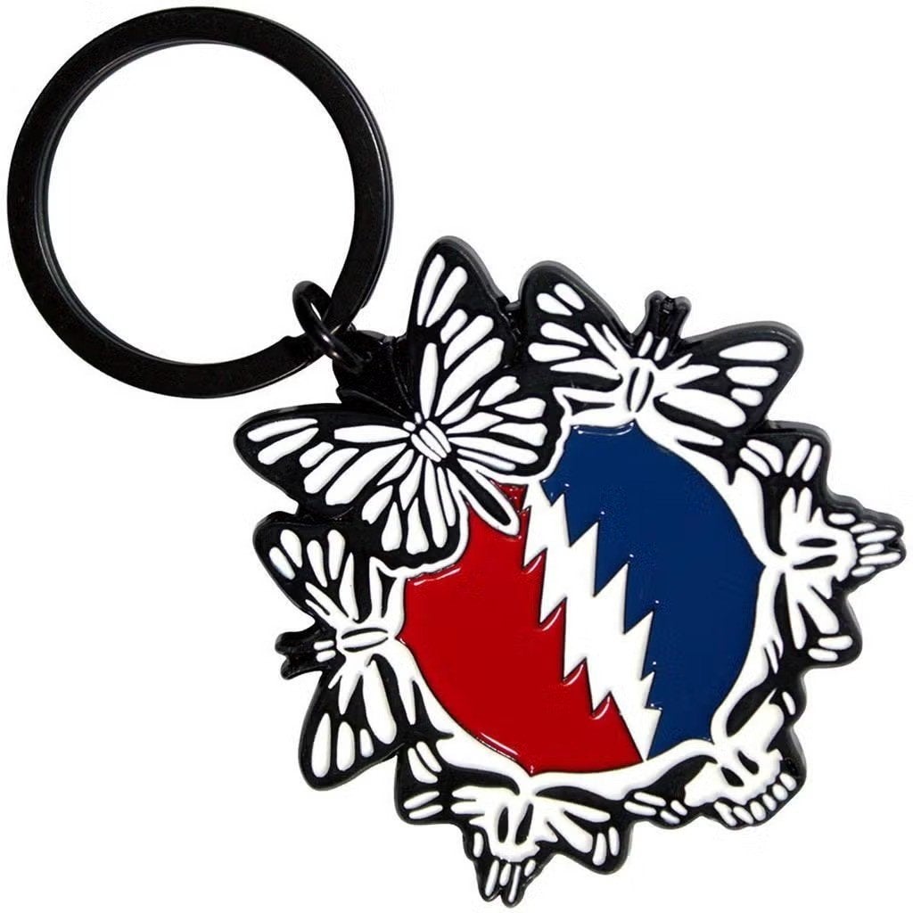 Grateful Dead - Steal Your Face Butterflies - Sleutelhanger, Ophalen of Verzenden, Nieuw