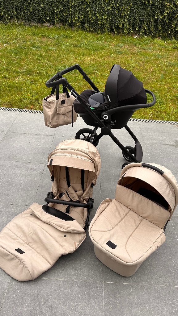 Lionelo merit baby stroller 3 in 1, Ophalen of Verzenden, Zo goed als nieuw, Overige merken, Regenhoes