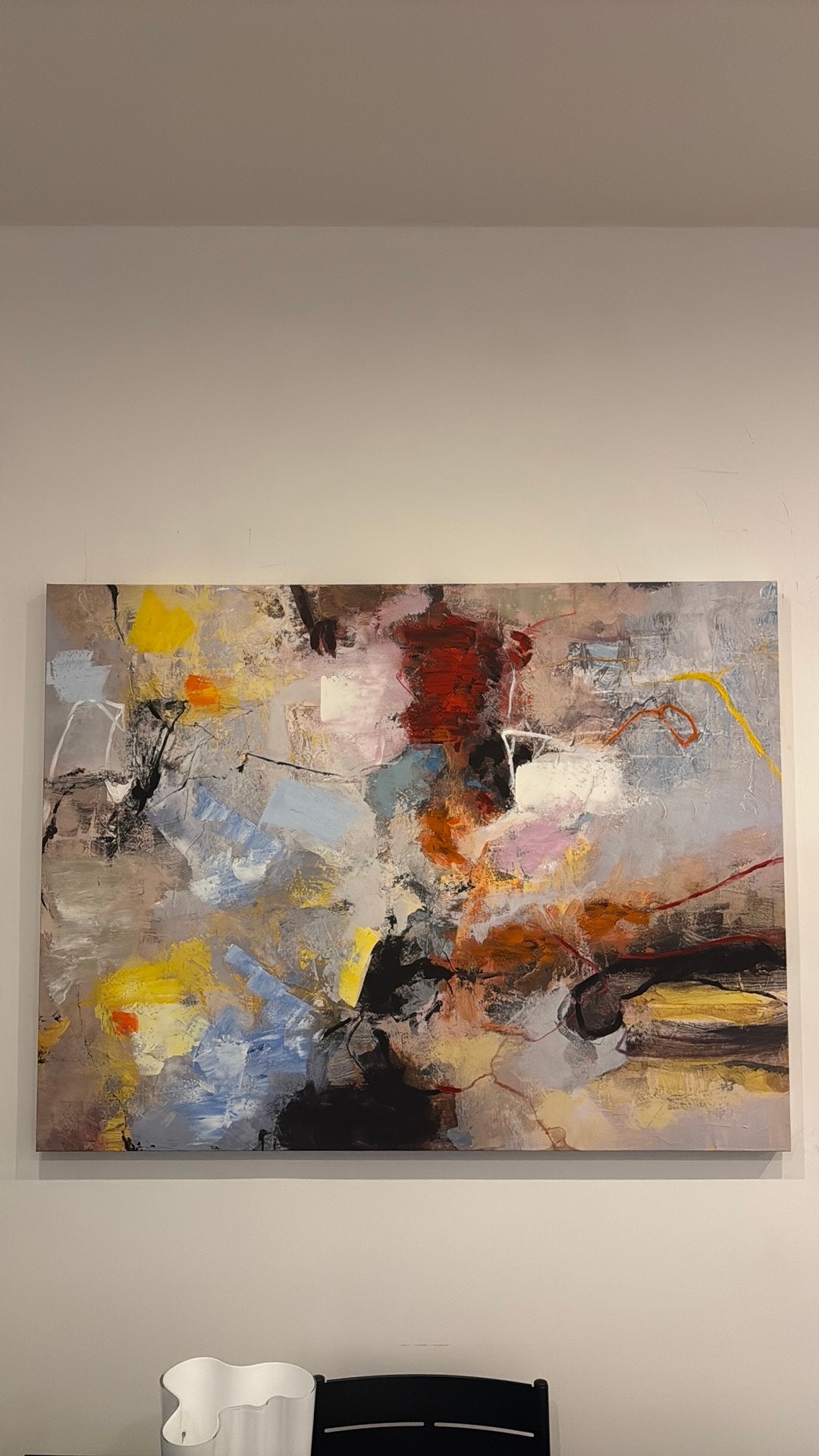 Tableau abstrait, Antiek en Kunst, Kunst | Schilderijen | Abstract, Ophalen