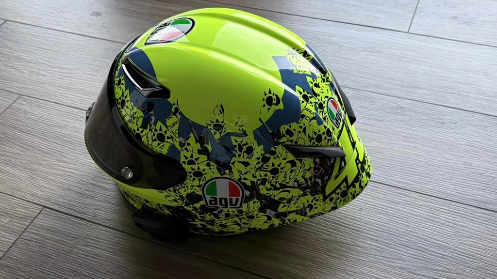 Casque AGV Pista dessiné par  V.R. Avec cardo freecom 2, Motoren, Ophalen, Heren, XL, Nieuw zonder kaartje