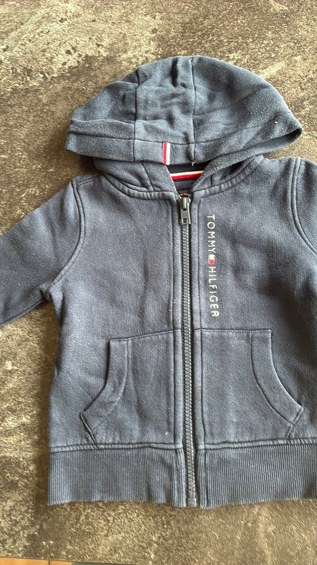 Blauwe pull rits Tommy Hilfiger, Ophalen, Zo goed als nieuw