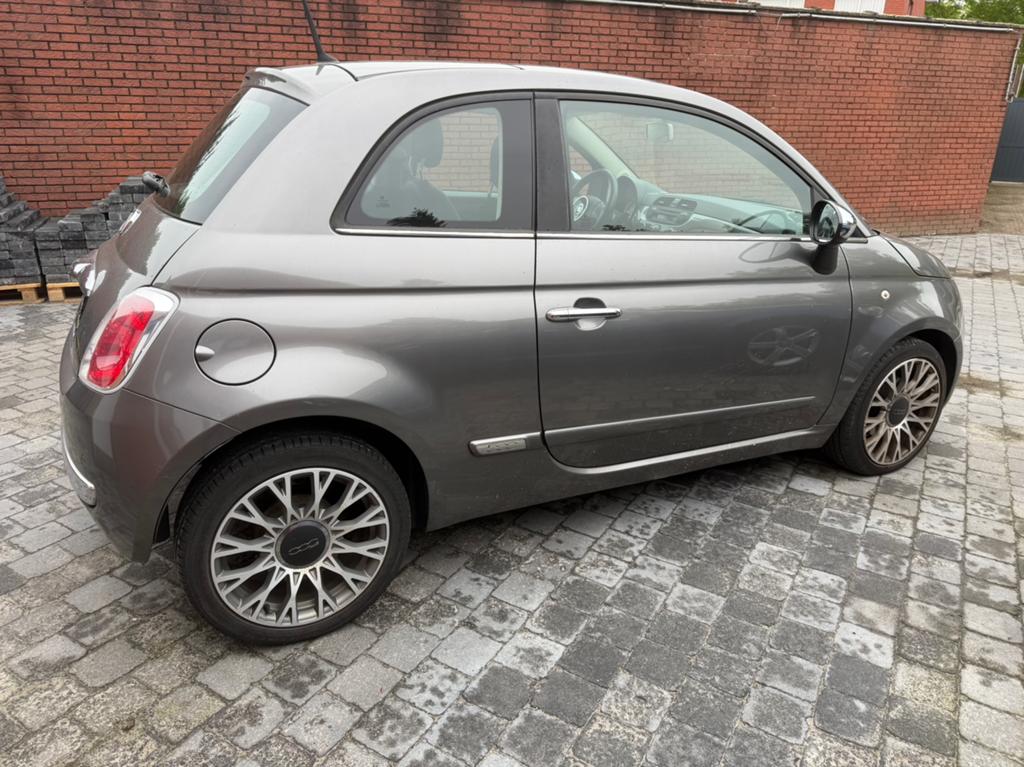 Mooie Fiat 500/1.3diesel/2014/ panodak, Auto's, Fiat, Euro 5, Leder, Bedrijf, Diesel