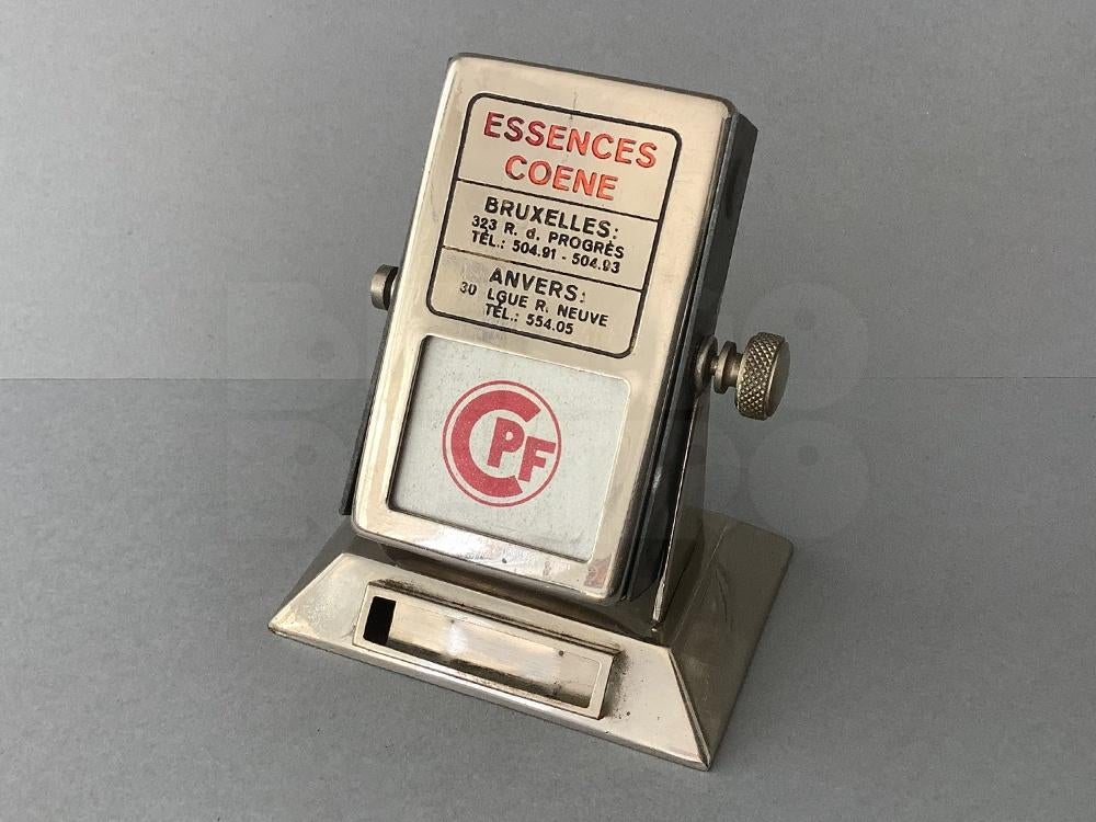 Essences Coene Swivel eeuwigdurende kalender, Verzamelen, Ophalen of Verzenden, Gebruikt
