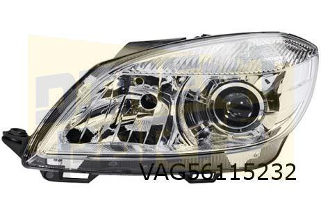 Skoda Fabia II/Roomster (3/10-) Koplamp Rechts (H7 / H7 / zo, -, Verzenden, -, Nieuw