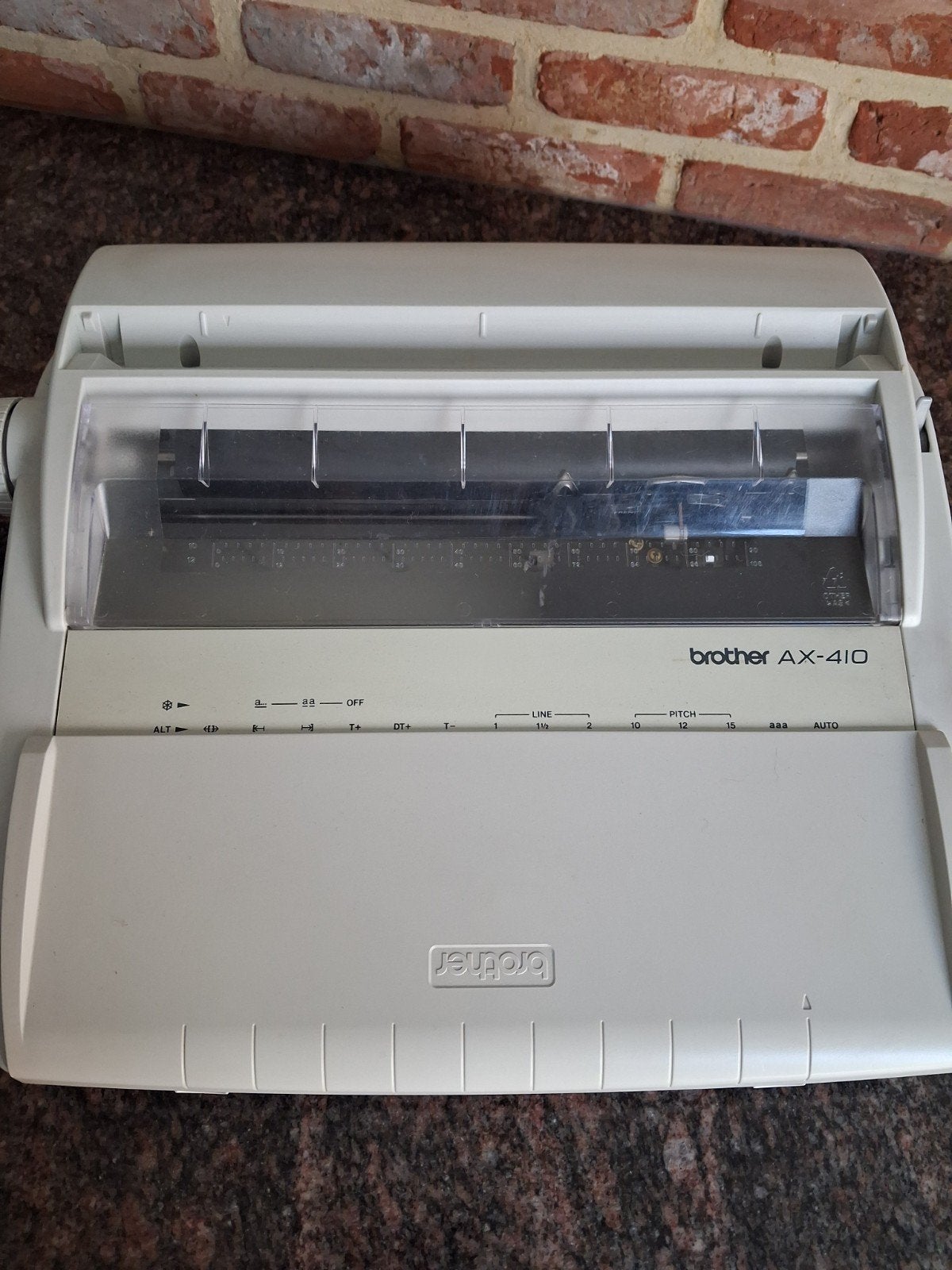 Machine à écrire., Enlèvement, Utilisé