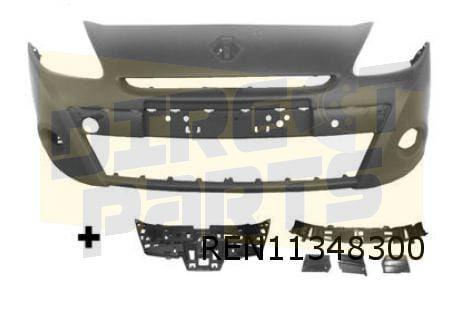 Renault Clio III (2/09-1/13) Voorbumper (te spuiten) (alleen, Neuf, Renault, -, -