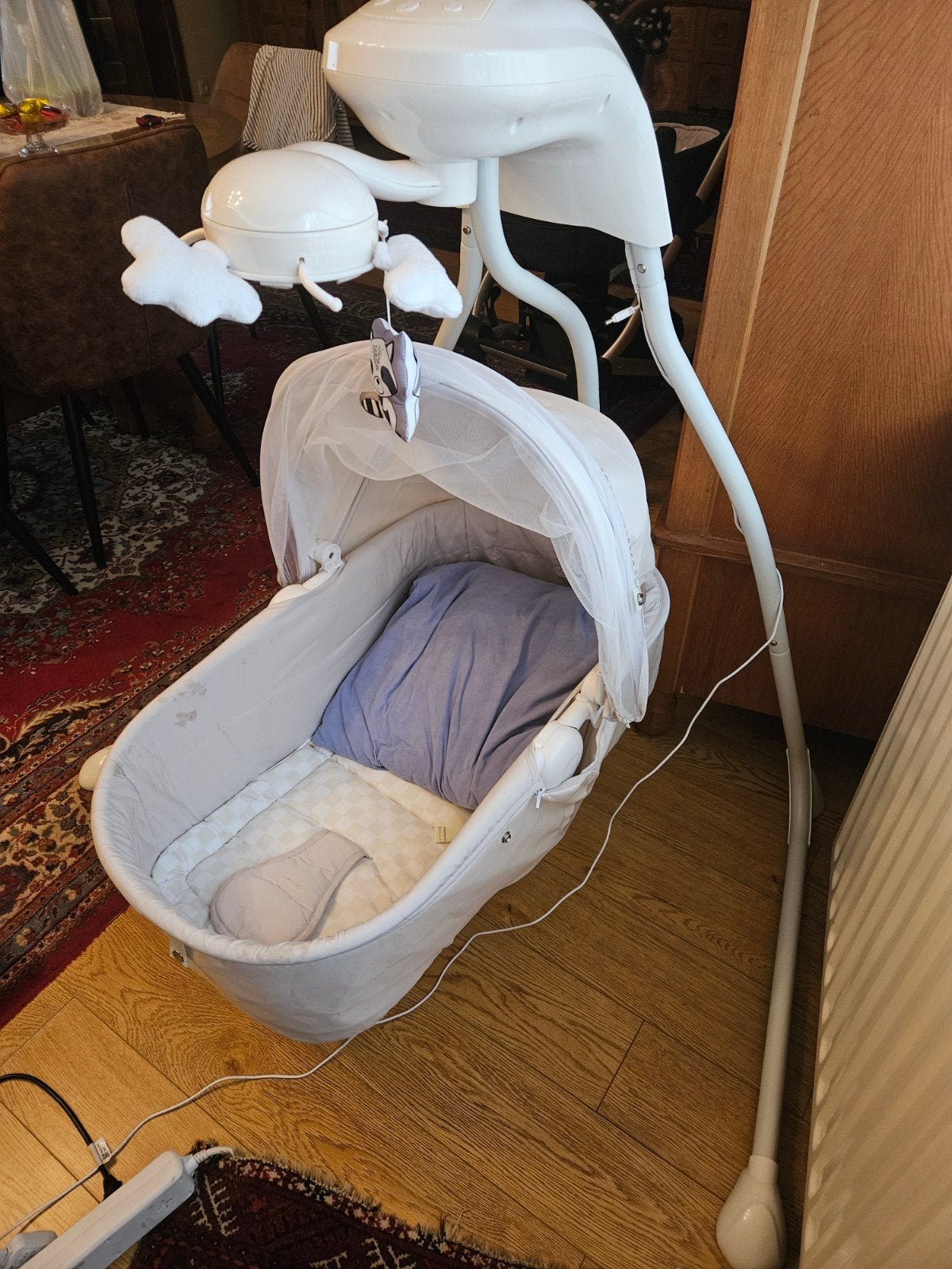 Elektrische babywieg/schommelwieg, Ophalen, Gebruikt, Wieg