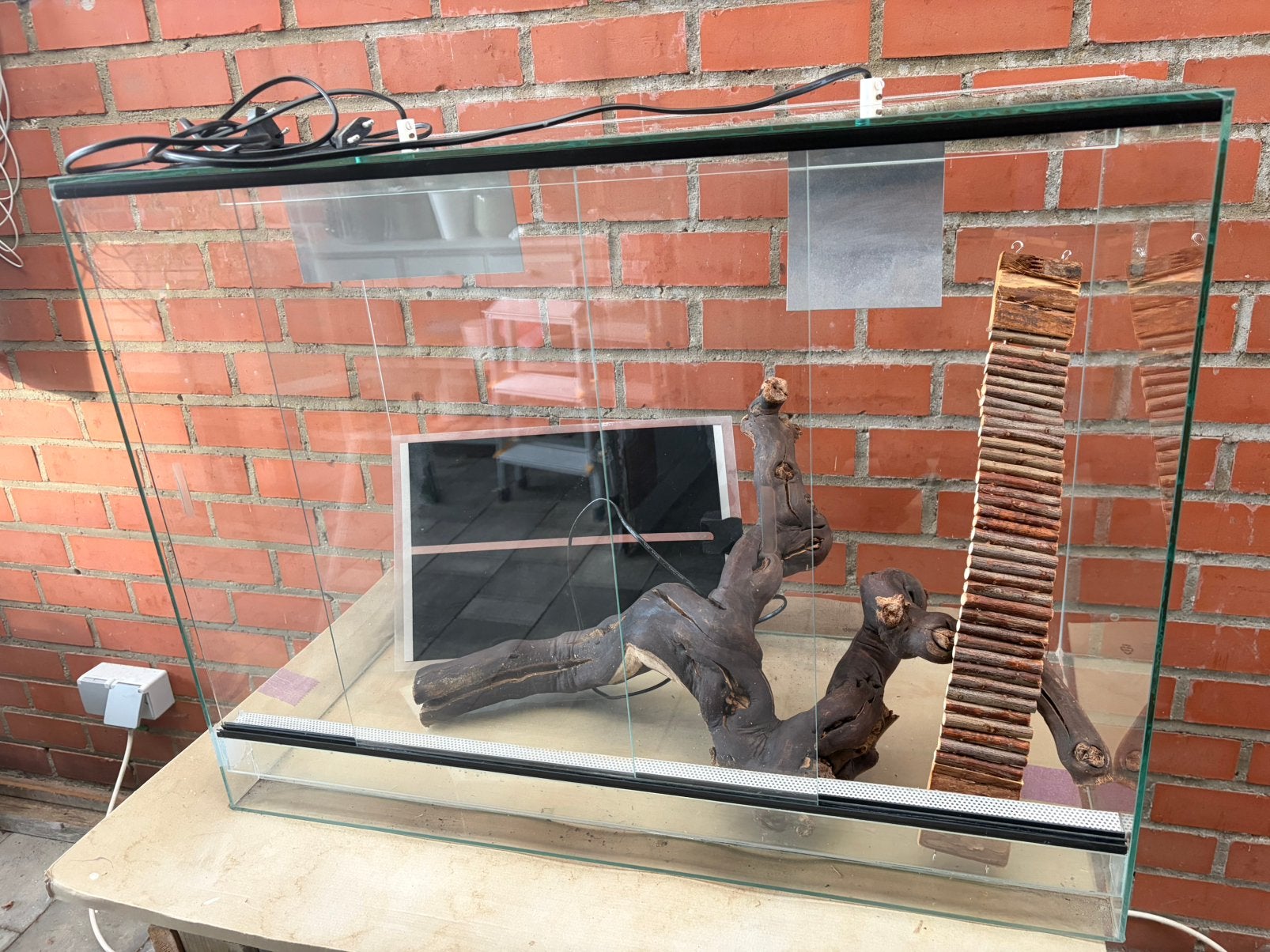 Terrarium, Dieren en Toebehoren, Ophalen, Zo goed als nieuw