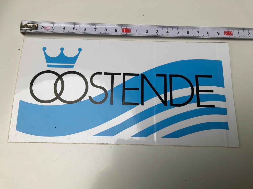 Sticker stad Oostende, Enlèvement ou Envoi, Neuf, Autres types