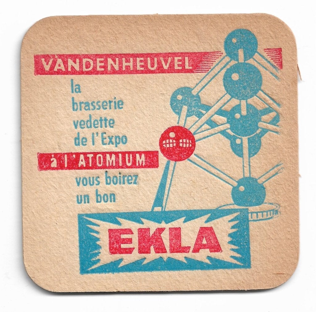 SB Ekla (recto-verso), Enlèvement ou Envoi, Comme neuf, Sous-bock