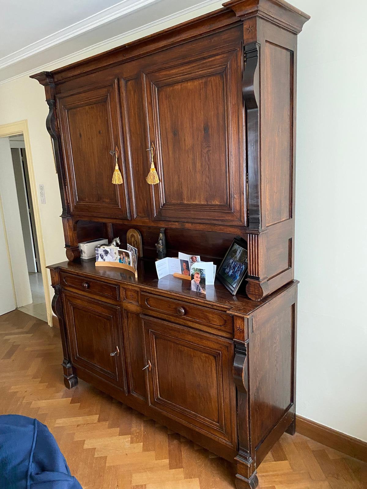 Antieke Houten Buffetkast / Servieskast - 250€, Antiek en Kunst, Ophalen