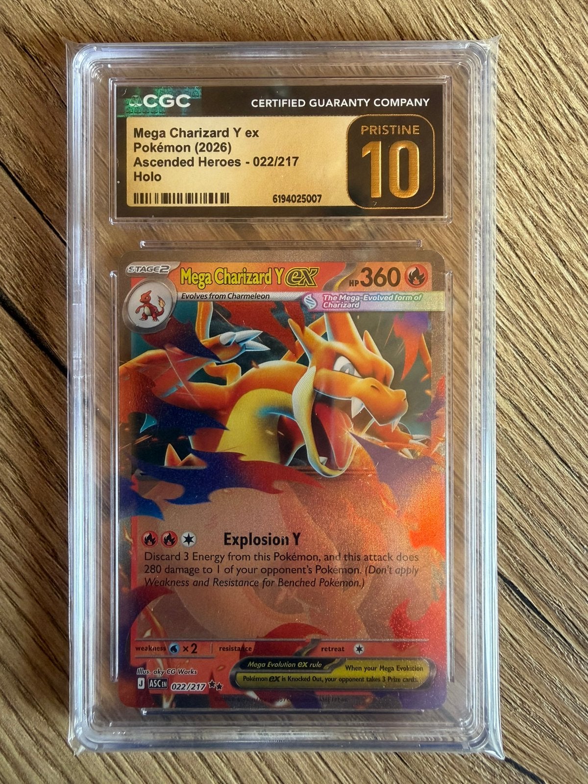Mega Charizard Y :les anciens héros ascensionnés Prestine 10, Enlèvement ou Envoi