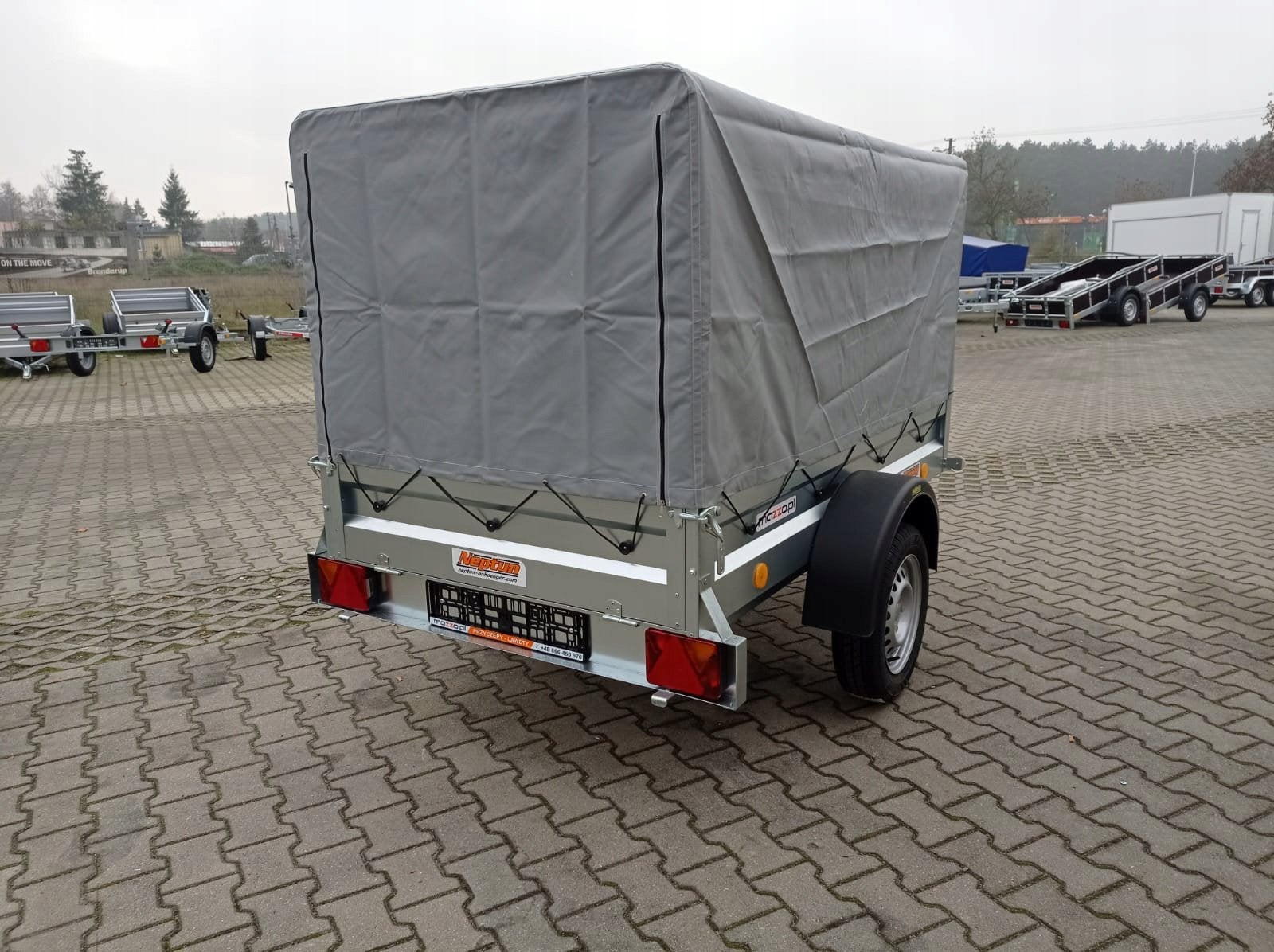Remorque neuve bacher 750 kg, Autos : Divers, Enlèvement, Neuf