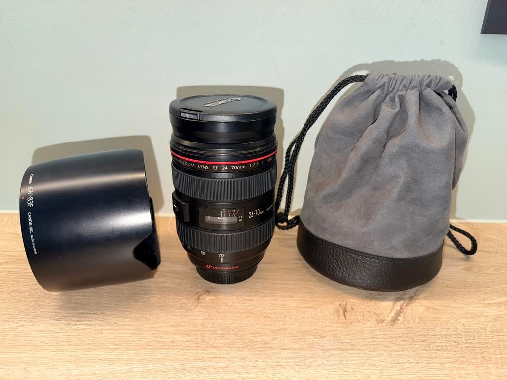 CANON EF 24-70 1:2.8 L USM, Audio, Tv en Foto, Foto | Lenzen en Objectieven, Ophalen, Zo goed als nieuw, Telelens, Zoom