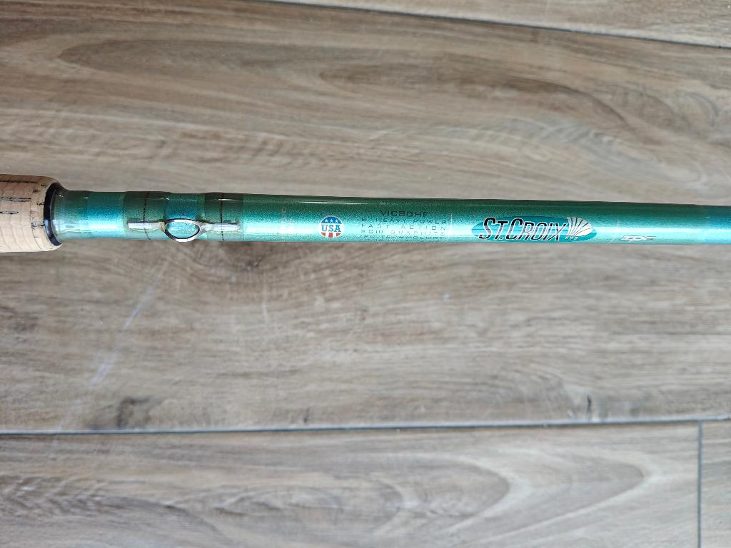St. Croix Avid Inshore VIC80HF 3oz 244cm snoek, Watersport en Boten, Hengelsport | Roofvissen, Ophalen, Gebruikt, Werphengel