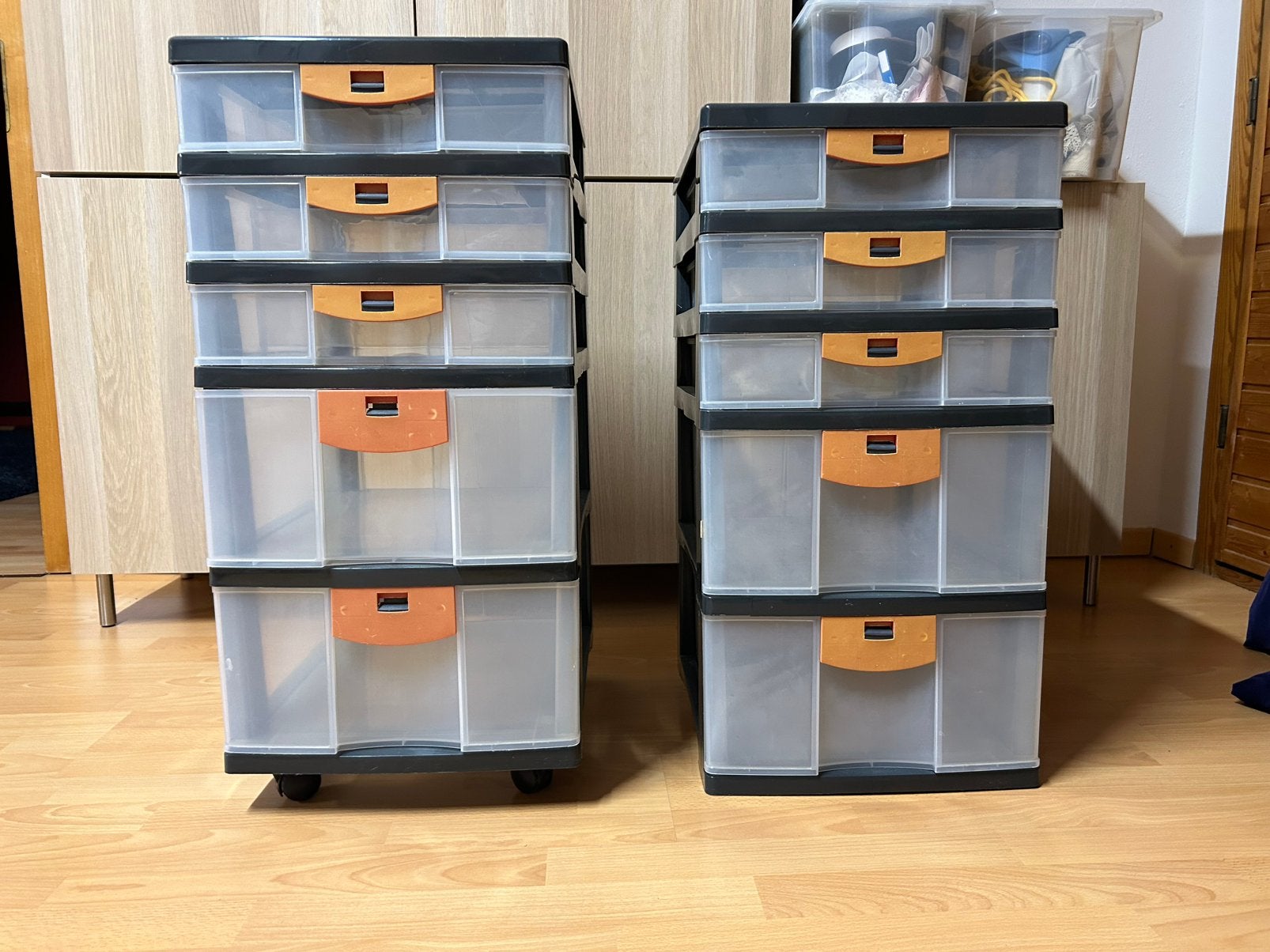 Keter Lade kastjes van plastiek, Huis en Inrichting, Ophalen, Gebruikt, 5 laden of meer, Minder dan 100 cm