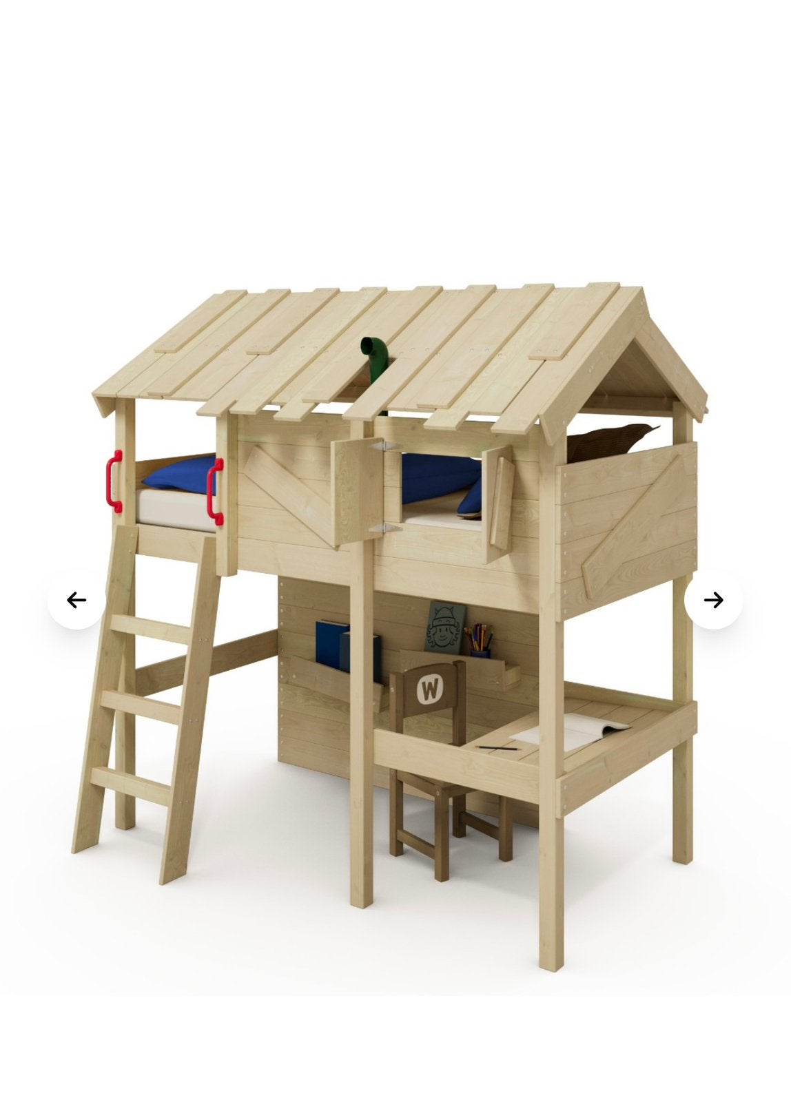 Lit cabane, Maison & Meubles, Enlèvement, Comme neuf
