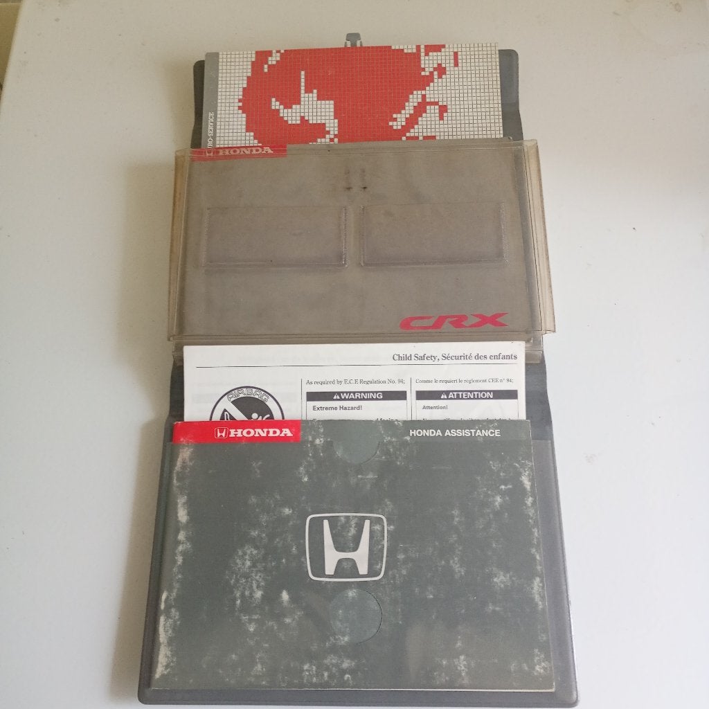 Handleiding Honda Civic CRX del Sol in het Nederlands, Autos : Pièces & Accessoires, Enlèvement, Neuf, Honda