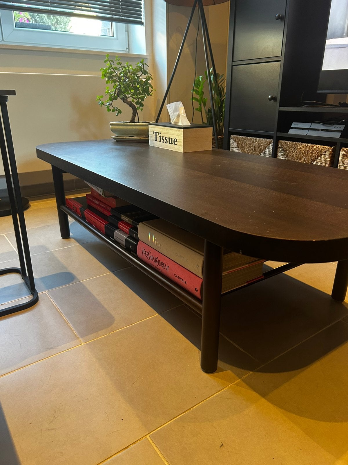 IKEA LISTERBY salontafel - gebruikte staat, Ophalen, 100 tot 150 cm, 50 tot 100 cm, Zo goed als nieuw