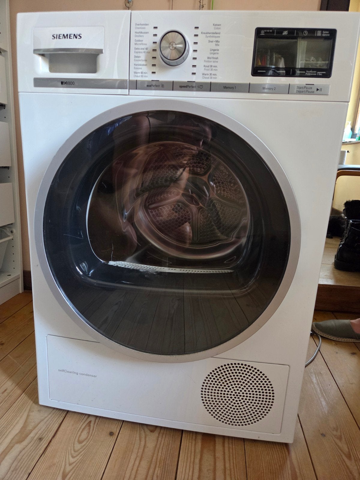 Siemens warmtepompdroger, 6 tot 8 kg, Ophalen, Gebruikt