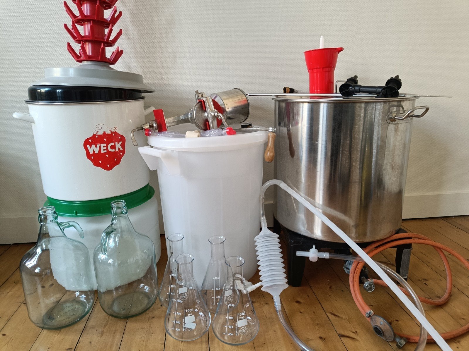 Brouwset 70 liter, Ophalen, Gebruikt