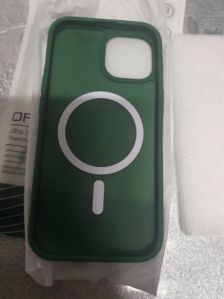 Groen MagSafe hoesje voor iPhone 15 Pro, Neuf, IPhone 15, MagSafe, Vert