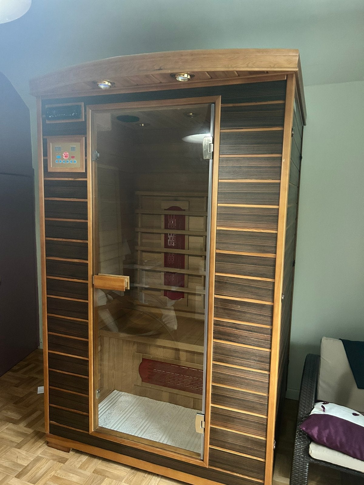 Sauna infrarouge en super etat, Ophalen, Zo goed als nieuw, Infrarood