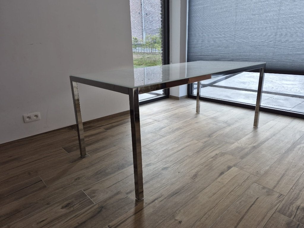 Table de salle à manger IKEA TORSBY, Cinq personnes ou plus, Verre, Enlèvement, Utilisé