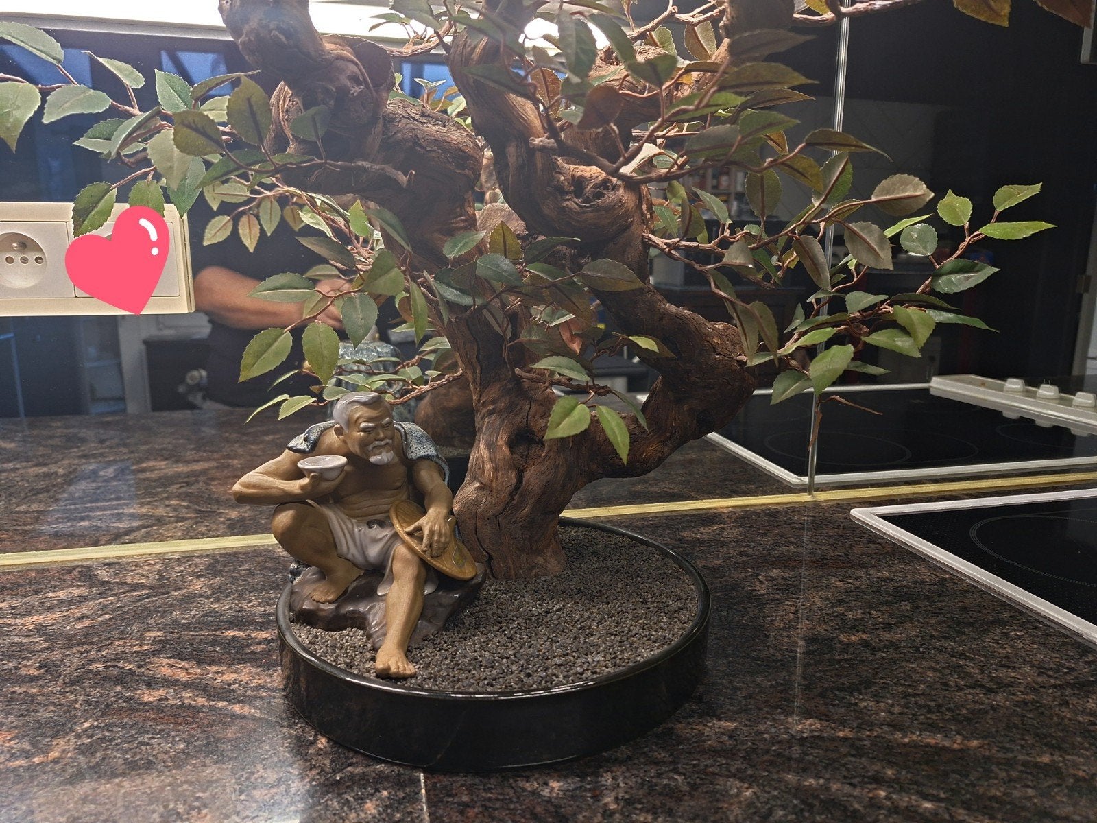 mooi decoratief bonzai boompje 56cm breed en 45 cm hoog, Tuin en Terras, Ophalen