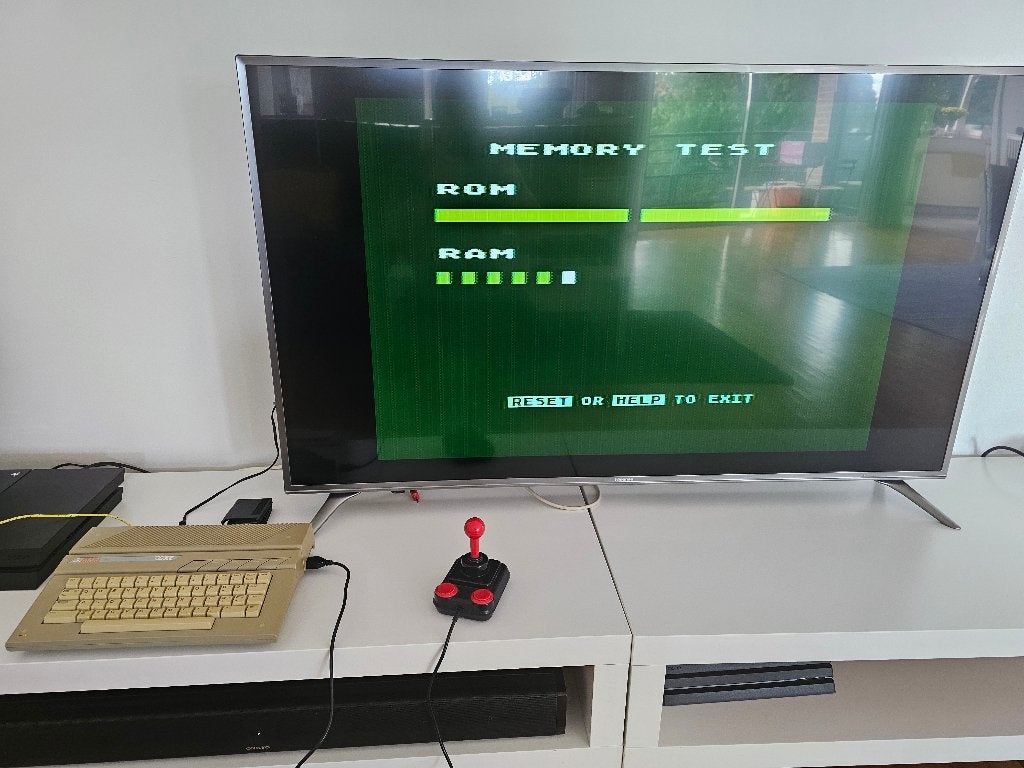Atari 130 XE met 128 kb geheugen en A8picoCart-cartridge, Ophalen of Verzenden, Atari 130XE 8bit vintage computer