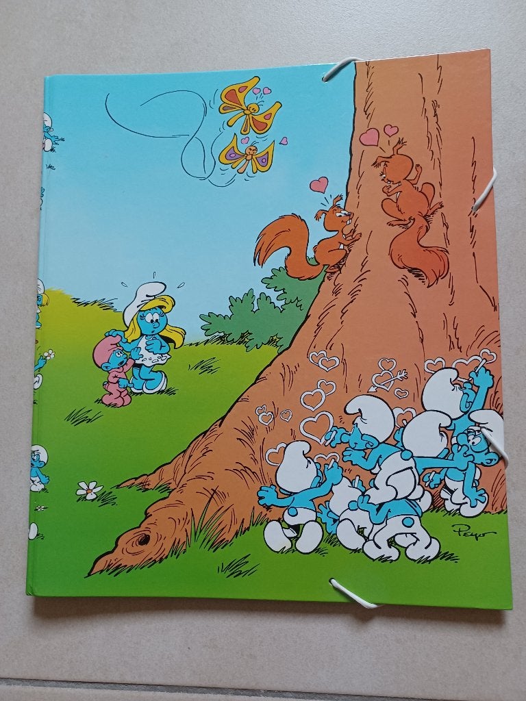 map de Smurfen, Ophalen of Verzenden, Zo goed als nieuw, Overige typen