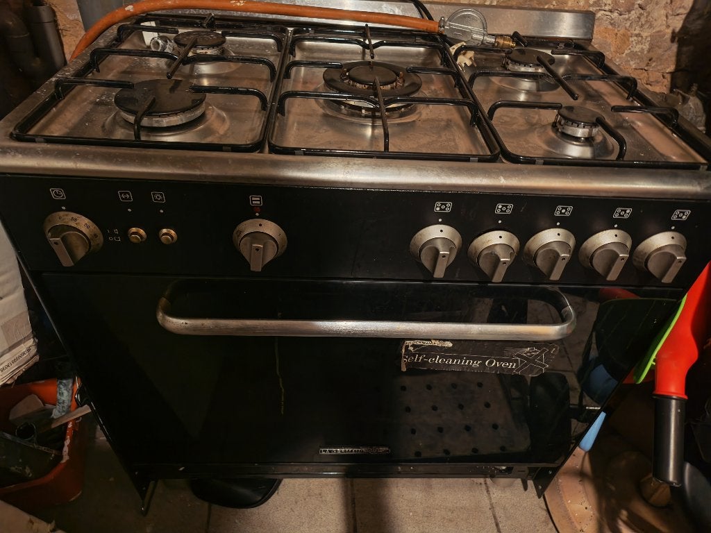 Gazinière, Elektronische apparatuur, Fornuizen, Ophalen, Grill, Zo goed als nieuw, Gas