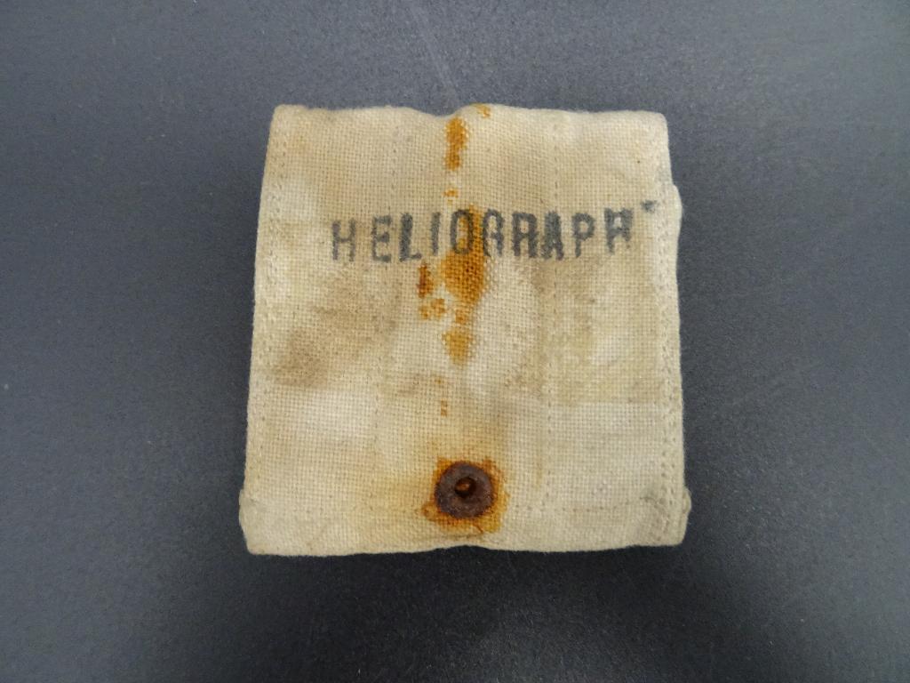 Britse RAF Heliograph signaalspiegel kit wo2, Ophalen of Verzenden, Luchtmacht, Overige typen