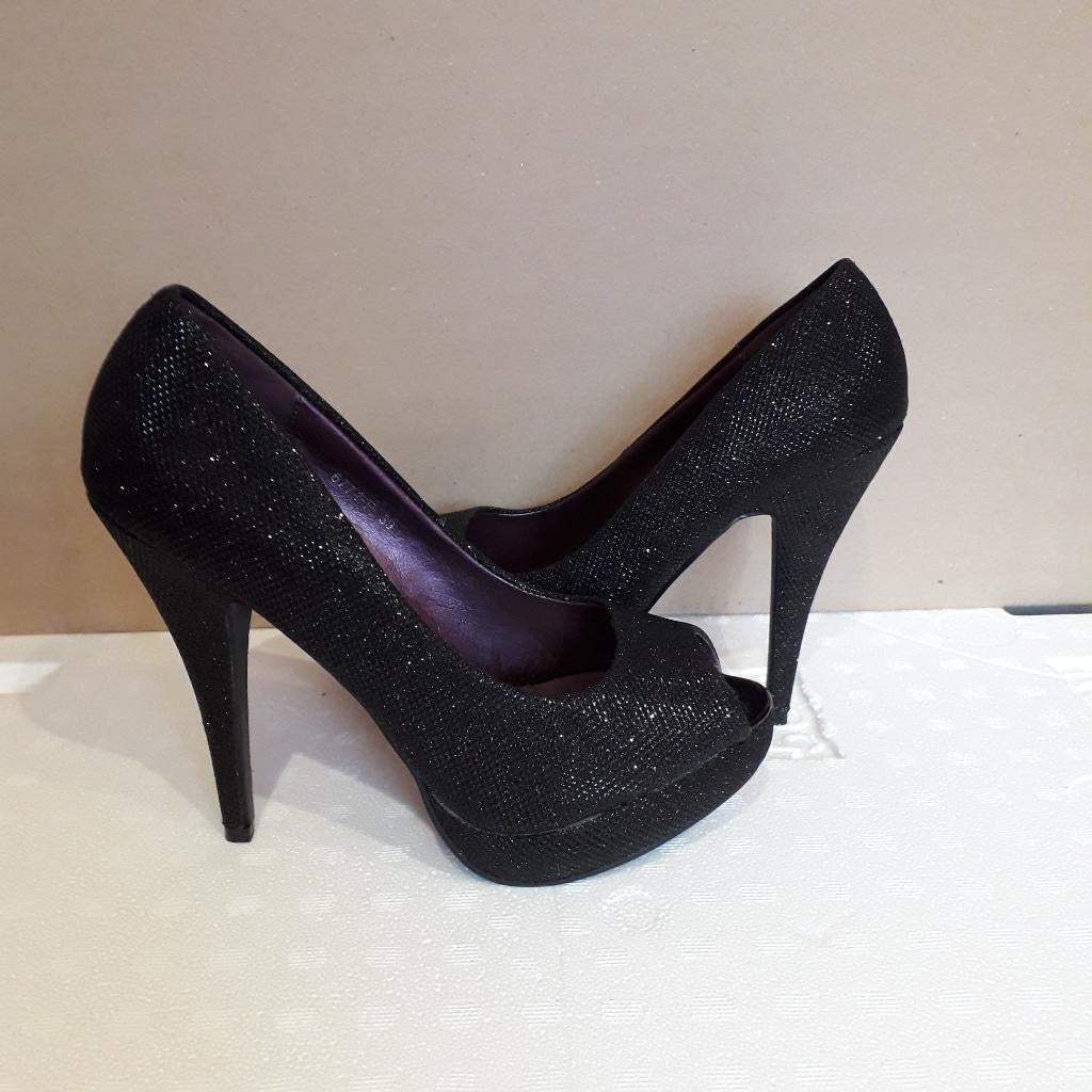 schoenen nieuw, Schoenen met lage hakken, Verzenden, Zwart, Nieuw