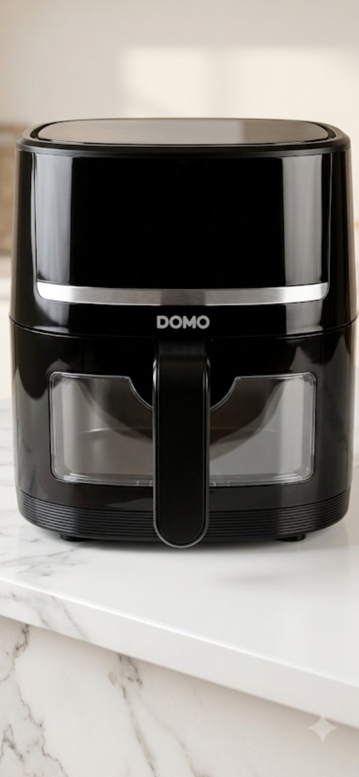 Airfryer DOMO DO1122FR 4L Fenêtre) comme neuf (servi 2 fois), Enlèvement, Comme neuf
