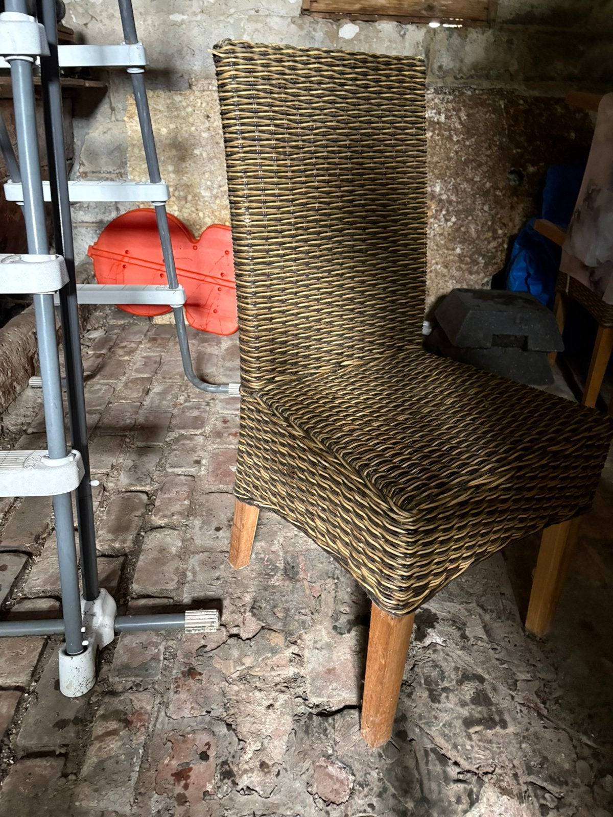 Stoelen 6x rieten, Ophalen, Zo goed als nieuw