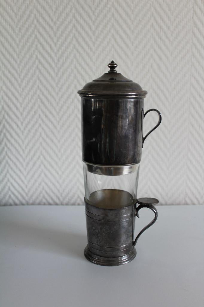 Wiskemann, verzilverde koffiefilter., Ophalen of Verzenden, Zilver