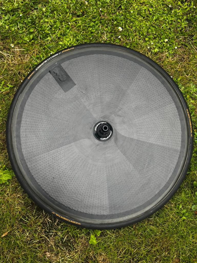 Roue carbon, Comme neuf, Enlèvement, Tijdrit-/triatlonfiets, Carbone