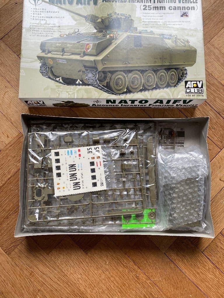 AIFV OTAN - NAVO - 25 mm kanon - Belgisch leger - 1:35, Overige merken, Tank, Verzenden, 1:32 tot 1:50
