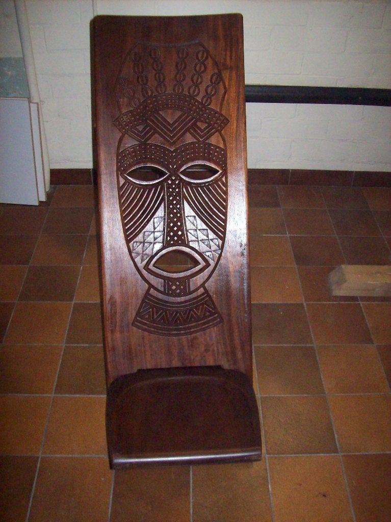 Vintage Congolese stoel, Antiquités & Art, Enlèvement
