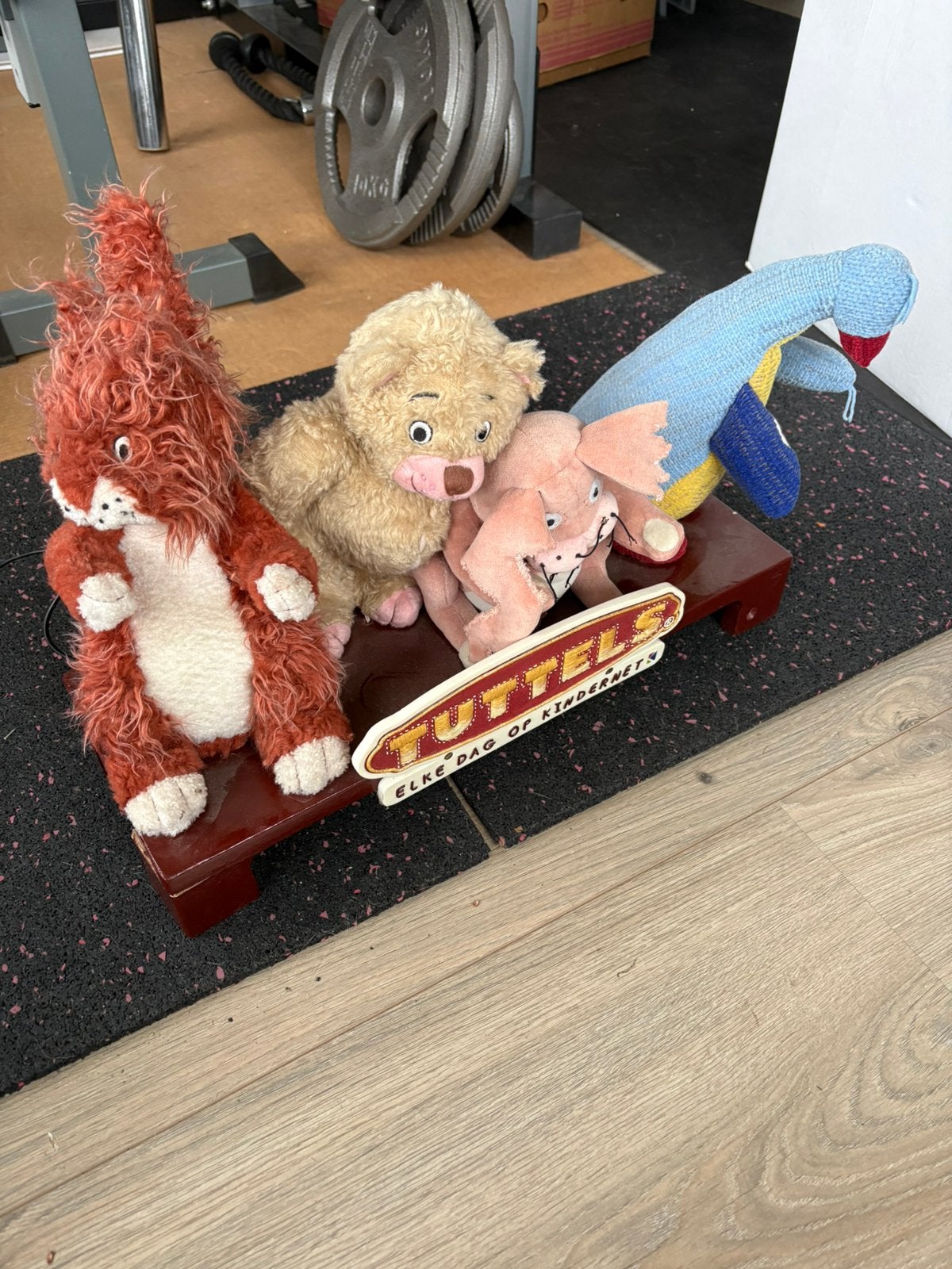 Tuttels Kindernet origineel bewegend display,muziek,zeldzaam, Verzenden, Zo goed als nieuw, Beer