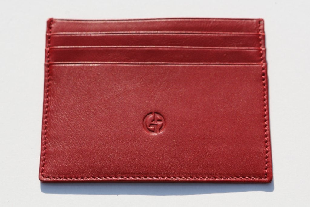 Porte-cartes Armani neuf ! Cuir rouge, Enlèvement ou Envoi, Neuf, Rouge, Cuir